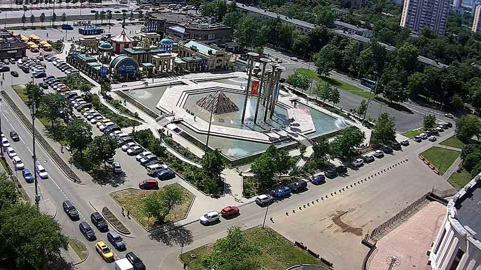 Веб-камера площади Славы Москва
