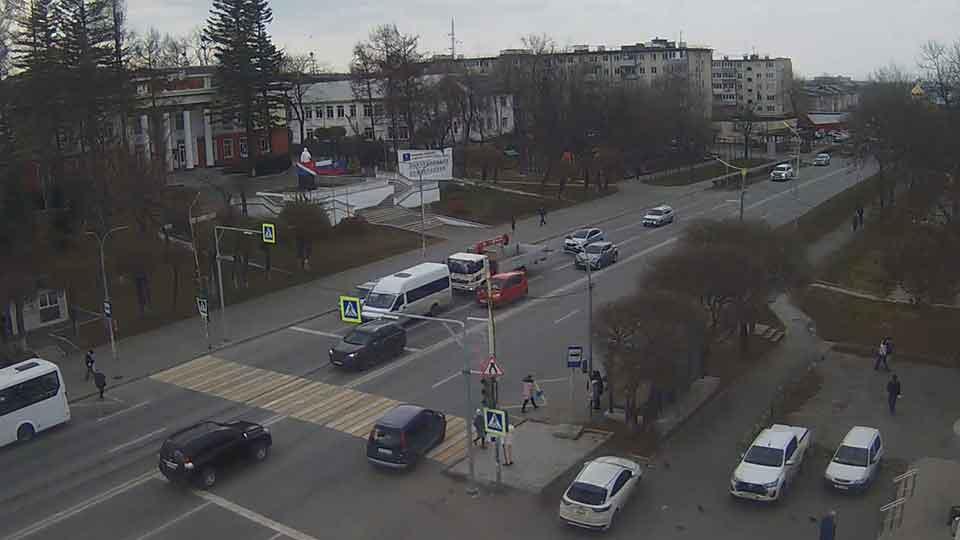 Webcam at House of Soviets in Artyom