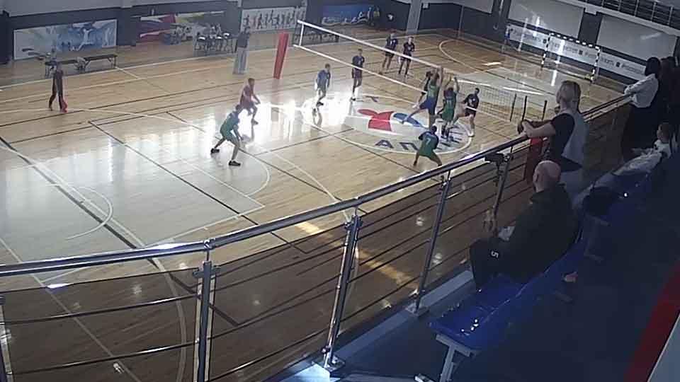 Webcam in the Main hall of the “Atlet” (View 2) in Apatity