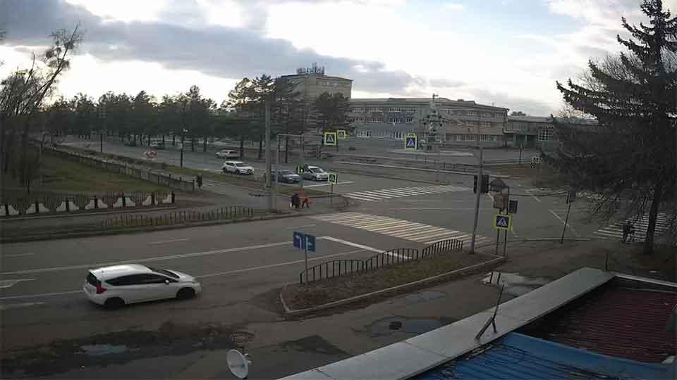 Веб-камера на перекрестке Калининская и Жуковского, Арсеньев