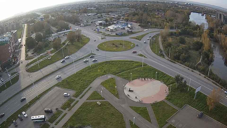 Веб-камера на перекрестке Крылова и Некрасова Абакан