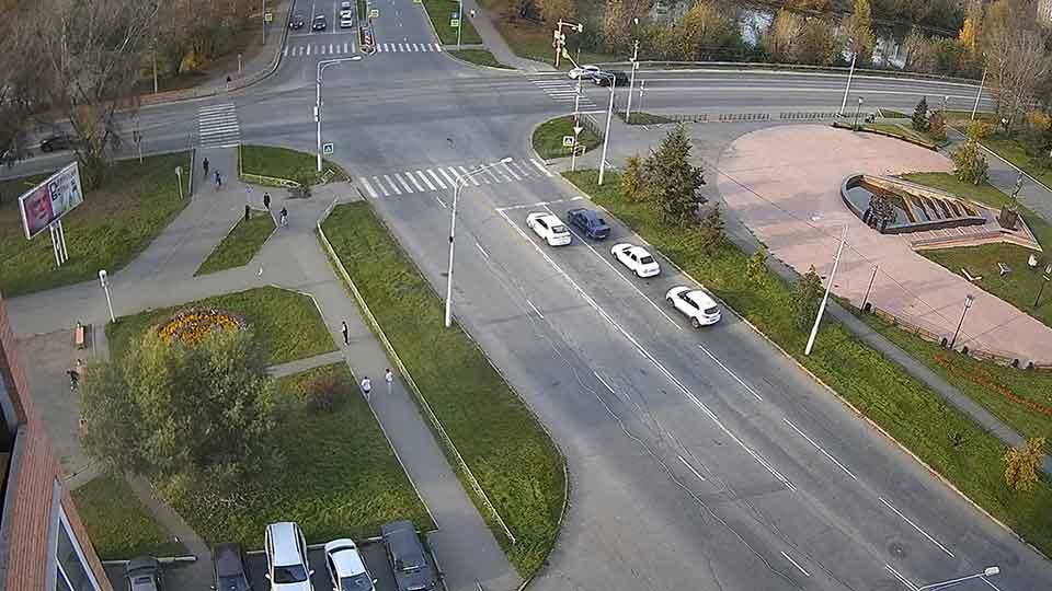 Веб-камера на перекрестке Крылова и Ярыгина Абакан