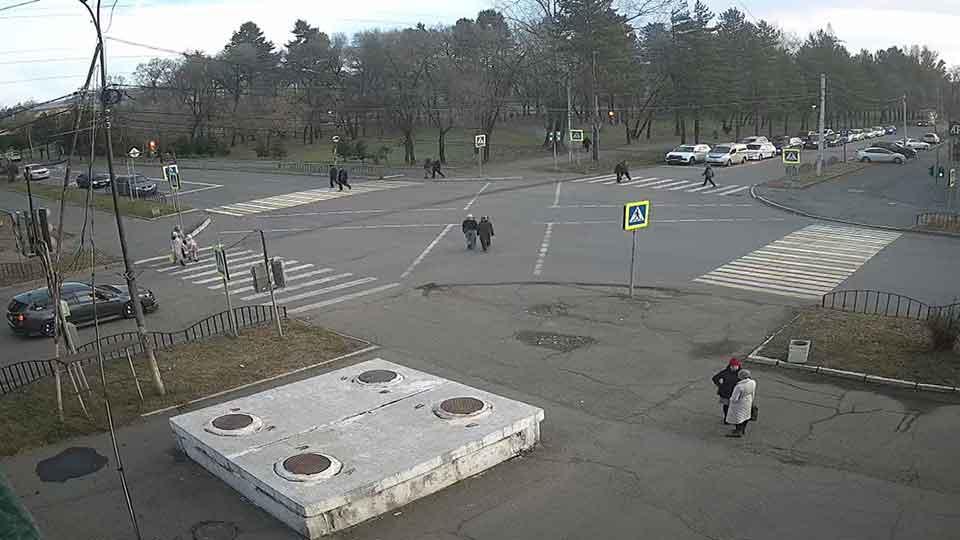 Веб-камера на перекрестке Ленинская и Жуковского, Арсеньев