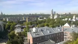 Веб камера Воробьёвы горы и Лужники Москва