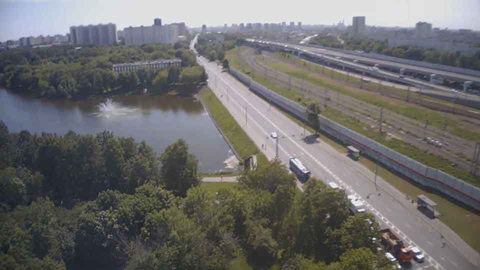 Webcam na rua Lyublinskaya, Moscou