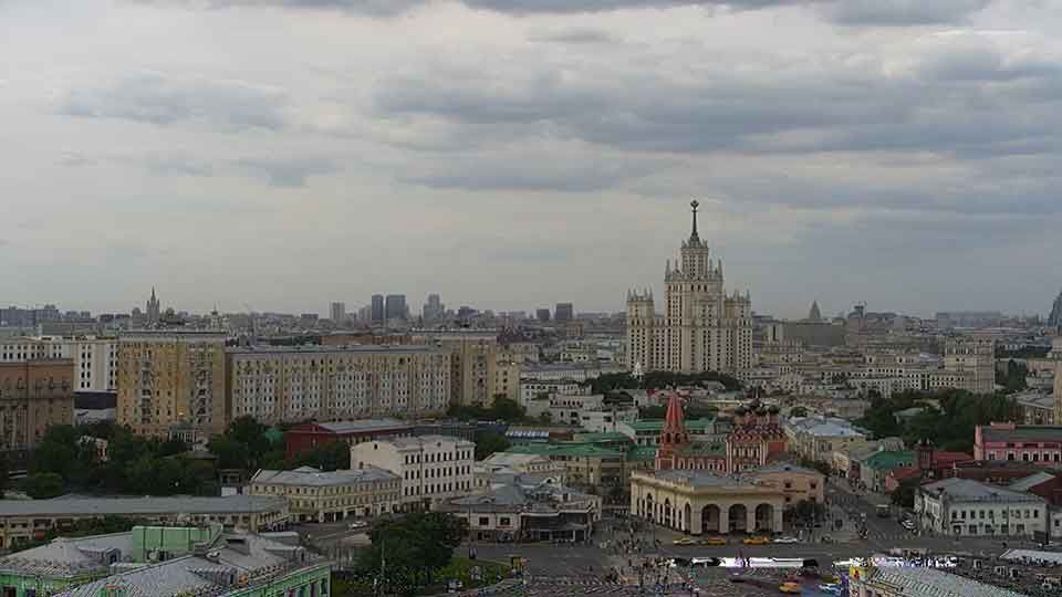 Webcam sur la rue Marksistskaya à Moscou