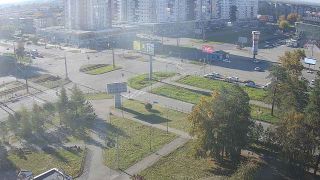 Cámara web en el cruce de la avenida Leningradsky y la calle Sotsialisticheskaya, Angarsk