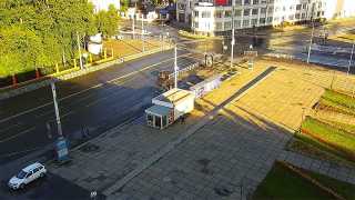 Веб-камера на перекрёстке Троицкого проспекта и Воскресенской улицы, Архангельск
