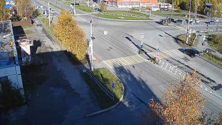 Веб-камера на перекрёстке улиц Жемчужной и Пригородной, Апатиты