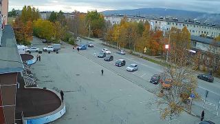 Webcam sur la place près du Palais de la Culture, Apatity