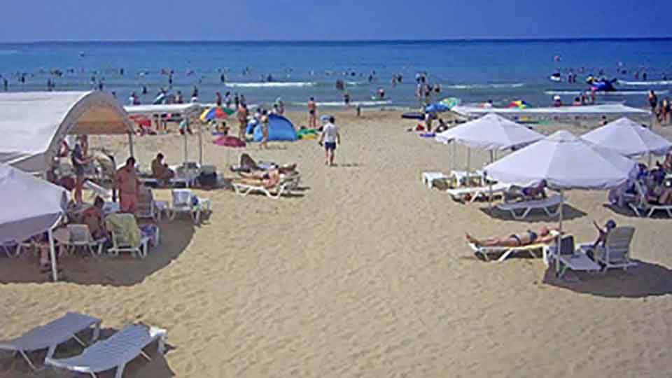 Cámara web en la playa de Dzhemete, Anapa