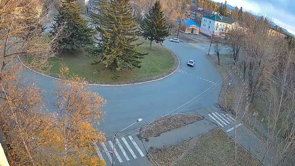Webcam au rond-point de la rue Gorkogo, Arsenyev