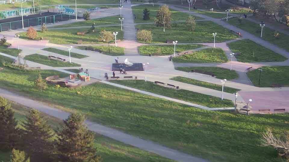 Webcam dans le parc Severny à Abakan