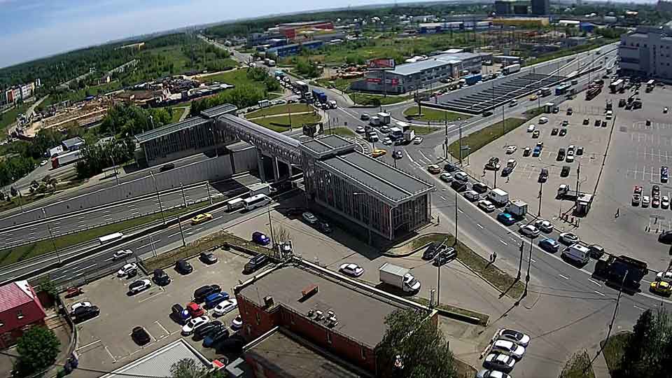 Webcam na rua Sportivnaya, Moscou