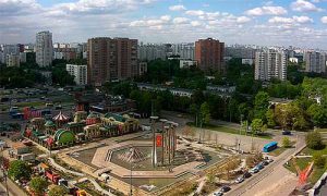 Веб-камера площади Славы Москва
