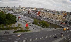 Webcam Kadashevskaya embankment Moscow